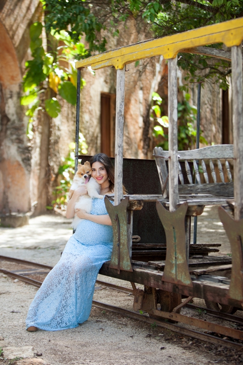 Yucatan hacienda photography session